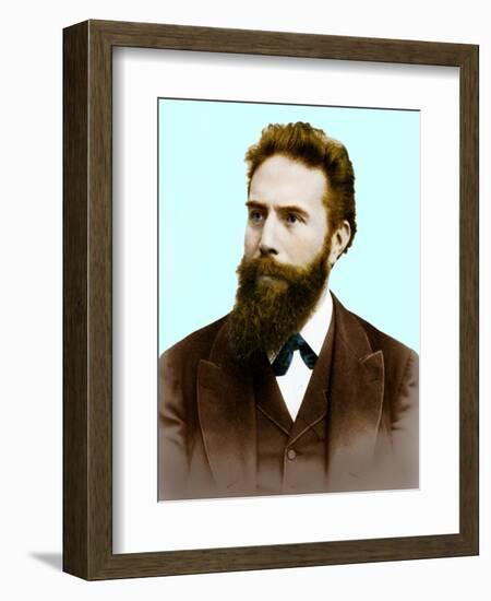 Wilhelm Roentgen, German Physicist-Science Source-Framed Giclee Print