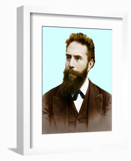 Wilhelm Roentgen, German Physicist-Science Source-Framed Giclee Print