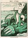 America Strangles Europe-Wilhelm Schutz-Art Print