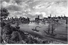 View of Riga, Ca 1855-Wilhelm Siegfried Stavenhagen-Mounted Giclee Print