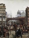 Ludgate Hill, London, England-Wilhelm Trubner-Framed Stretched Canvas