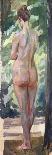 Standing Nude-Wilhelm Trubner-Giclee Print