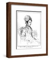 Wilhelmina Ctess. Leven-null-Framed Art Print