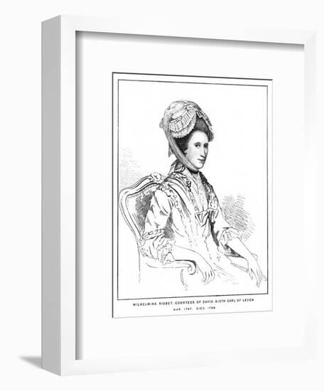 Wilhelmina Ctess. Leven-null-Framed Art Print