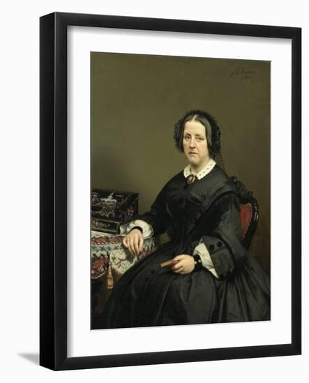 Wilhelmina Margaretha Van Den Bosch. Echtgenote Van Gerard Johan Verloren Van Themaat-Johan Heinrich Neuman-Framed Art Print