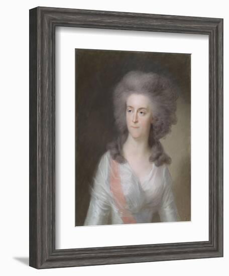 Wilhelmina of Prussia, Princess of Orange, 1785-95-Johann Friedrich August Tischbein-Framed Giclee Print