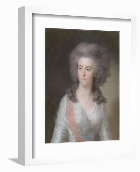 Wilhelmina of Prussia, Princess of Orange, 1785-95-Johann Friedrich August Tischbein-Framed Giclee Print