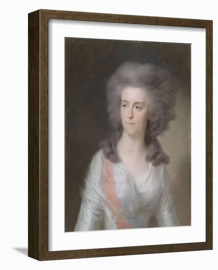 Wilhelmina of Prussia, Princess of Orange, 1785-95-Johann Friedrich August Tischbein-Framed Giclee Print