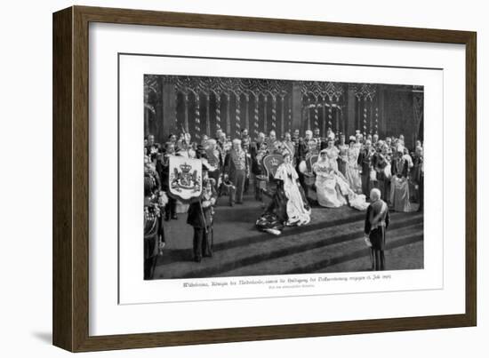 Wilhelmina of the Netherlands, (1880-196), (5 July 189), 1900-null-Framed Giclee Print