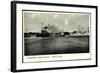 Wilhelmshaven, Blick Zum Hafen, Kriegsschiffe-null-Framed Giclee Print