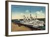 Wilhelmshaven, Kriegsschiffe Im Hafen-null-Framed Giclee Print