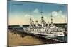 Wilhelmshaven, Kriegsschiffe Im Hafen-null-Mounted Giclee Print