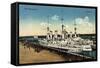 Wilhelmshaven, Kriegsschiffe Im Hafen-null-Framed Stretched Canvas