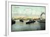 Wilhelmshaven Nordsee,Dampfer Im Hafen, Torpedoboote-null-Framed Giclee Print