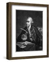 Wilkes Writing-null-Framed Art Print