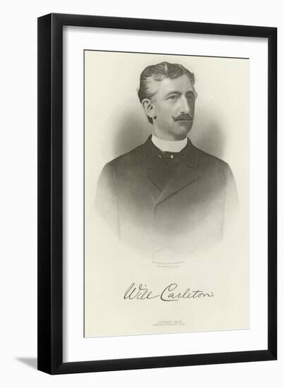Will Carleton-Napoleon Sarony-Framed Premium Giclee Print