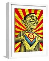 Will Obama Change The World-Ben Heine-Framed Giclee Print