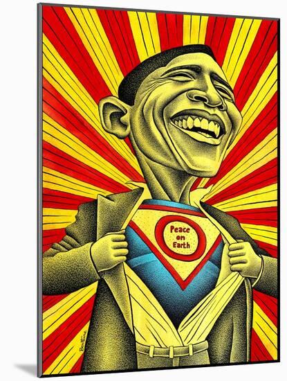 Will Obama Change The World-Ben Heine-Mounted Giclee Print