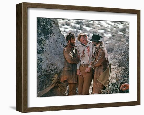 Will Penny by Tom Gries with Charlton Heston, 1967 (photo)-null-Framed Photo