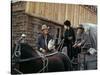 Will Penny by Tom Gries with Charlton Heston and Joan Hackett, 1967 (photo)-null-Stretched Canvas