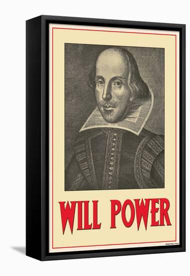 Will Power-null-Framed Stretched Canvas