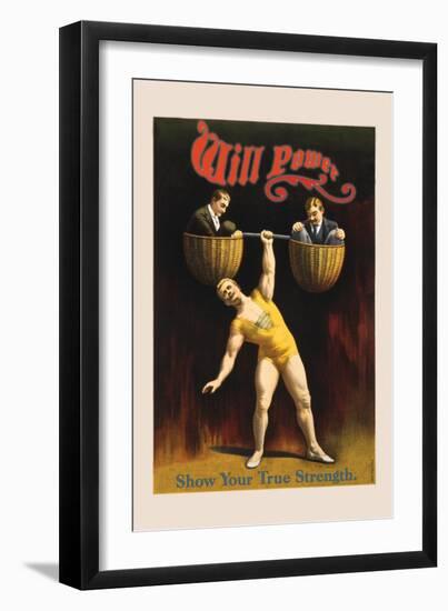 Will Power-null-Framed Art Print