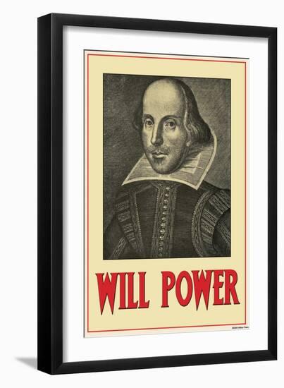 Will Power-null-Framed Art Print