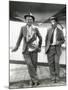 Will Rogers and Wiley Post before their Ill-Fated Flying Exploration of Alaska-null-Mounted Photo