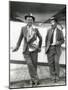 Will Rogers and Wiley Post before their Ill-Fated Flying Exploration of Alaska-null-Mounted Photo