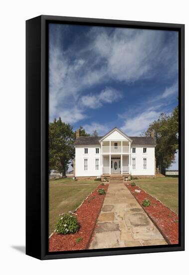 Will Rogers Birthplace, Oologah, Oklahoma City, Oklahoma, USA-Walter Bibikow-Framed Stretched Canvas