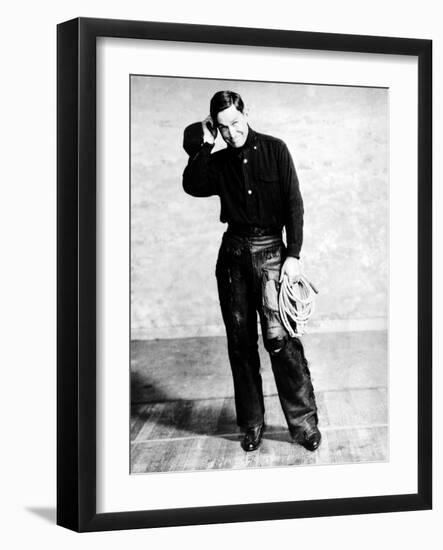 Will Rogers, Early Portrait-null-Framed Photo