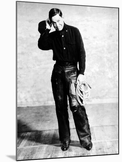 Will Rogers, Early Portrait-null-Mounted Photo