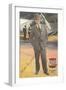 Will Rogers, Standing by Plane-null-Framed Art Print