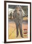 Will Rogers, Standing by Plane-null-Framed Art Print