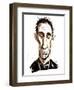 Will Self - colour caricature-Neale Osborne-Framed Giclee Print