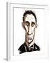 Will Self - colour caricature-Neale Osborne-Framed Giclee Print