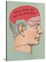 Will She Be My Valentine, Phrenology-null-Stretched Canvas