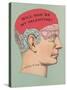 Will She Be My Valentine, Phrenology-null-Stretched Canvas