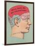 Will She Be My Valentine, Phrenology-null-Framed Art Print