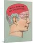 Will She Be My Valentine, Phrenology-null-Mounted Art Print