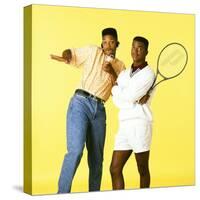 WILL SMITH; ALFONSO RIBEIRO. "THE FRESH PRINCE OF BEL-AIR" [1990], directed by ALFONSO RIBEIRO.-null-Stretched Canvas