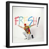 WILL SMITH. "THE FRESH PRINCE OF BEL-AIR" [1990], directed by ALFONSO RIBEIRO.-null-Framed Photographic Print