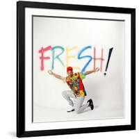 WILL SMITH. "THE FRESH PRINCE OF BEL-AIR" [1990], directed by ALFONSO RIBEIRO.-null-Framed Photographic Print