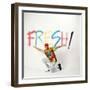 WILL SMITH. "THE FRESH PRINCE OF BEL-AIR" [1990], directed by ALFONSO RIBEIRO.-null-Framed Photographic Print