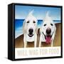 Will Wag For Food-Mark Ulriksen-Framed Stretched Canvas