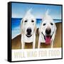 Will Wag For Food-Mark Ulriksen-Framed Stretched Canvas