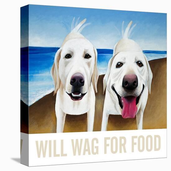 Will Wag For Food-Mark Ulriksen-Stretched Canvas