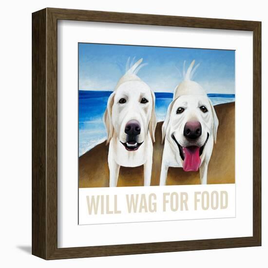 Will Wag For Food-Mark Ulriksen-Framed Art Print