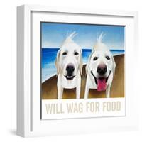 Will Wag For Food-Mark Ulriksen-Framed Art Print