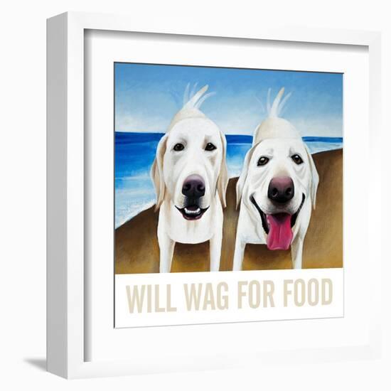 Will Wag For Food-Mark Ulriksen-Framed Art Print